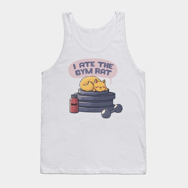 I ate the gym rat cream by Tobe Fonseca Tank Top by Tobe_Fonseca